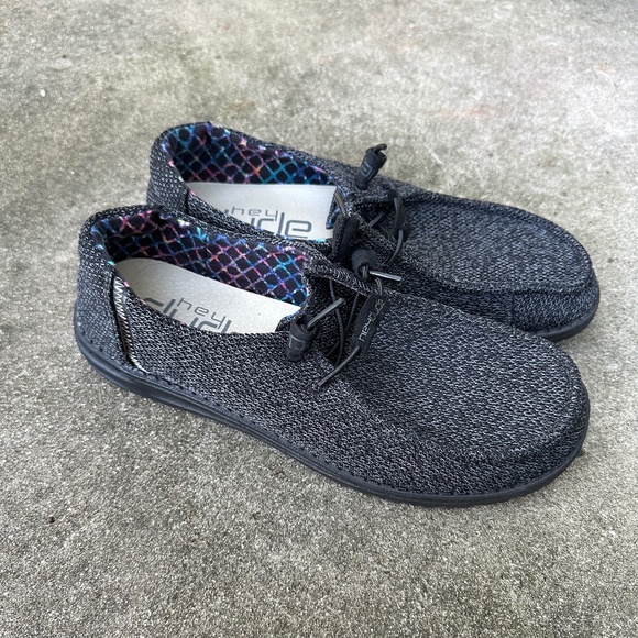 Hey Dude Shoes Hey Dude Womens 9 Black Poshmark